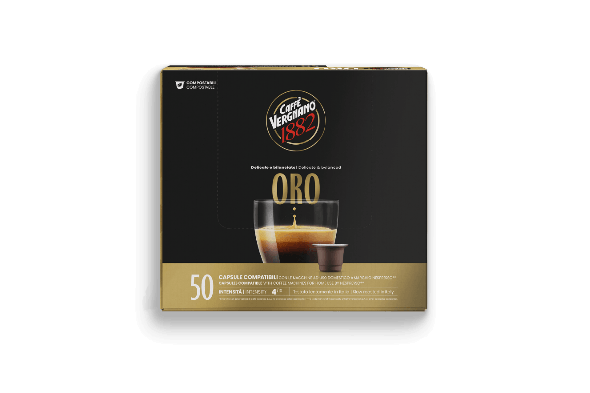 50 Capsule Compatibili Nespresso Oro