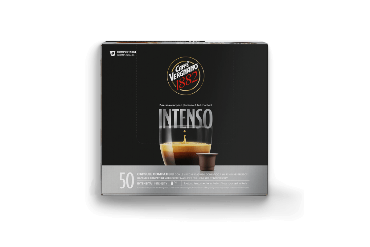 50 Capsule Compatibili Nespresso Intenso