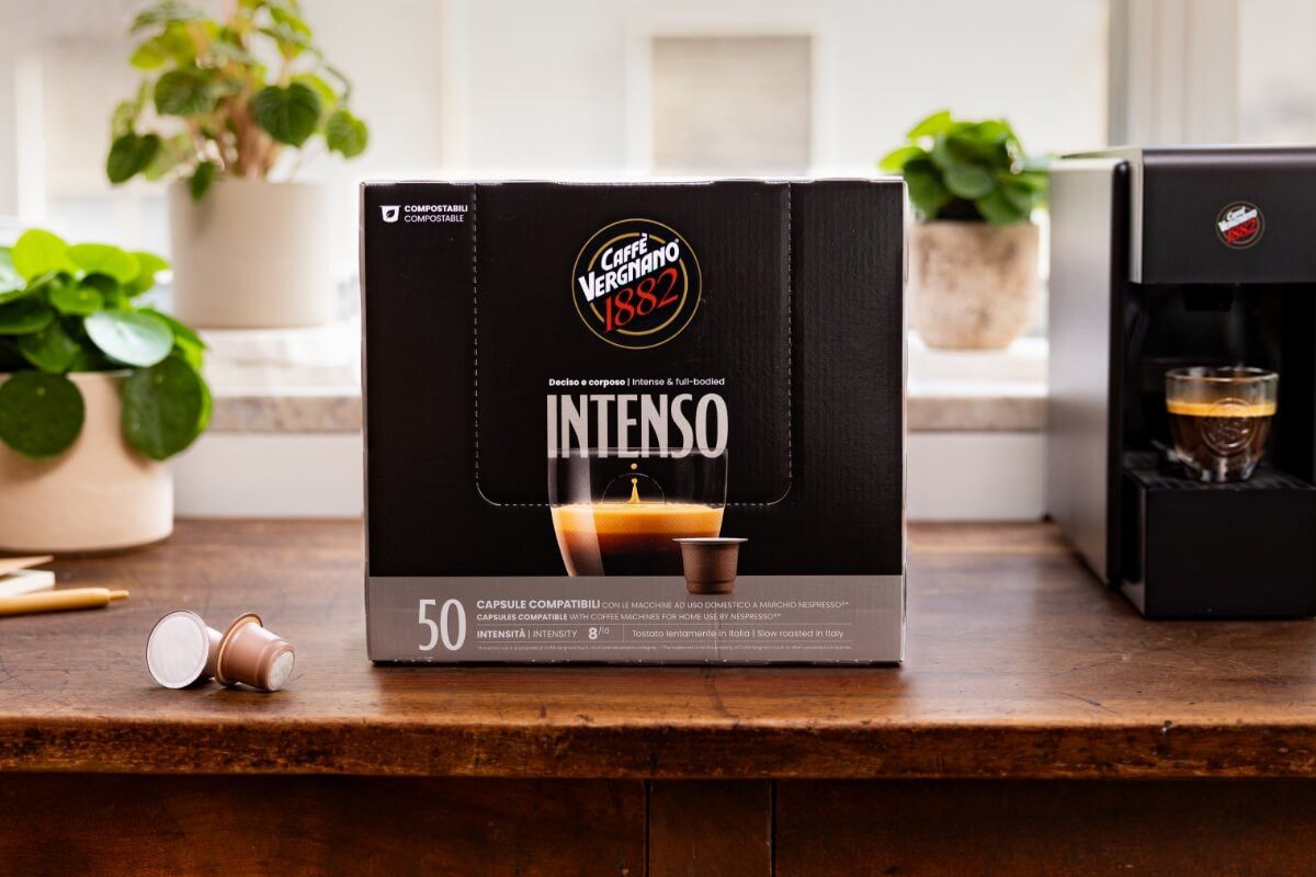 50 Capsule Compatibili Nespresso Intenso