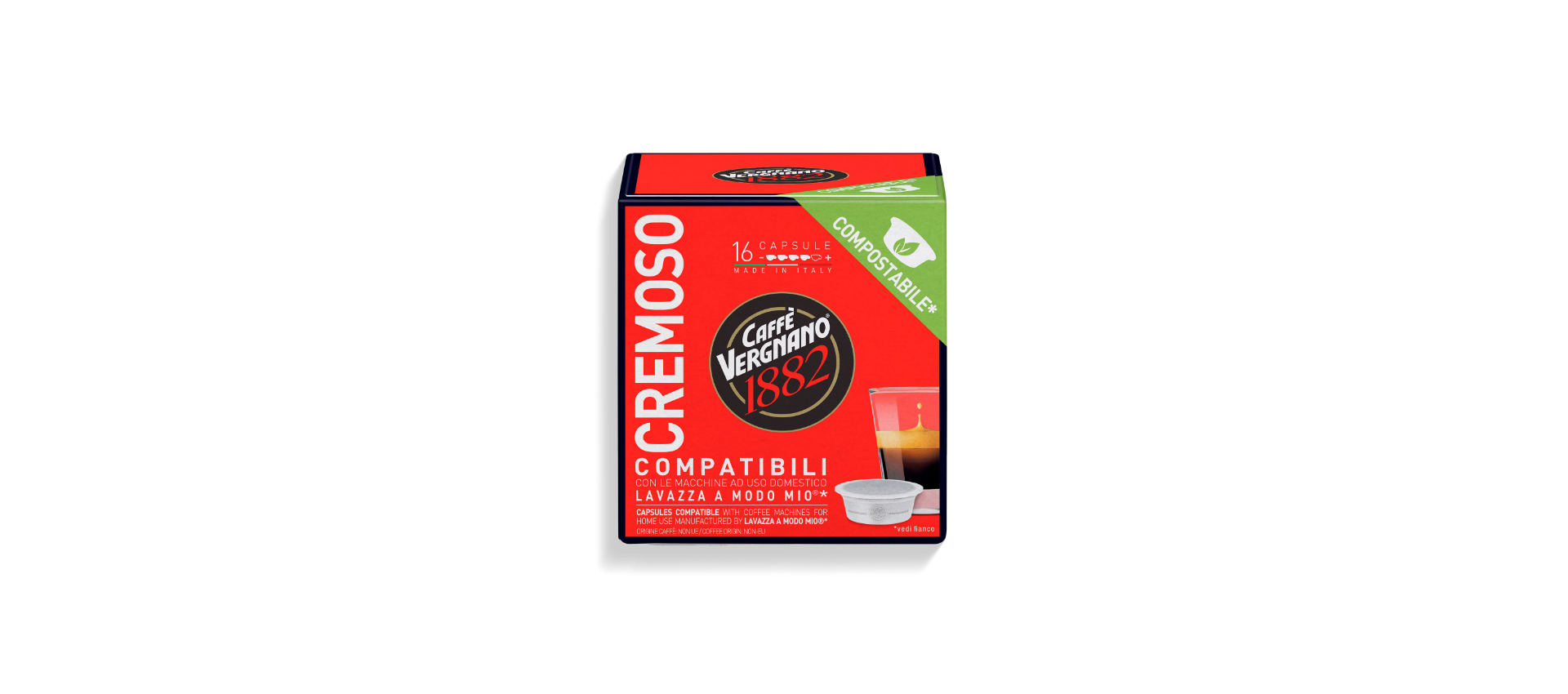 16 Capsule compatibili Lavazza Cremoso