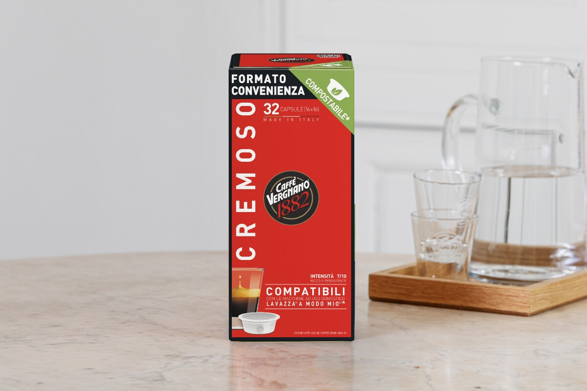 32 Capsule compatibili Lavazza Cremoso Famiglia