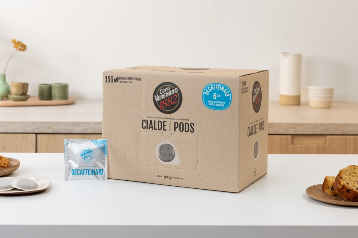 150 cialde Decaf Caffè Vergnano