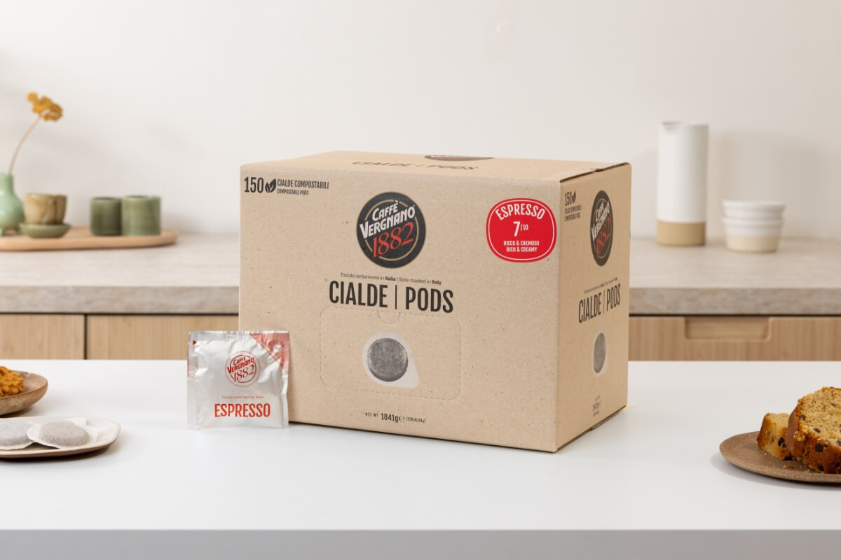 150 cialde Espresso Vergnano