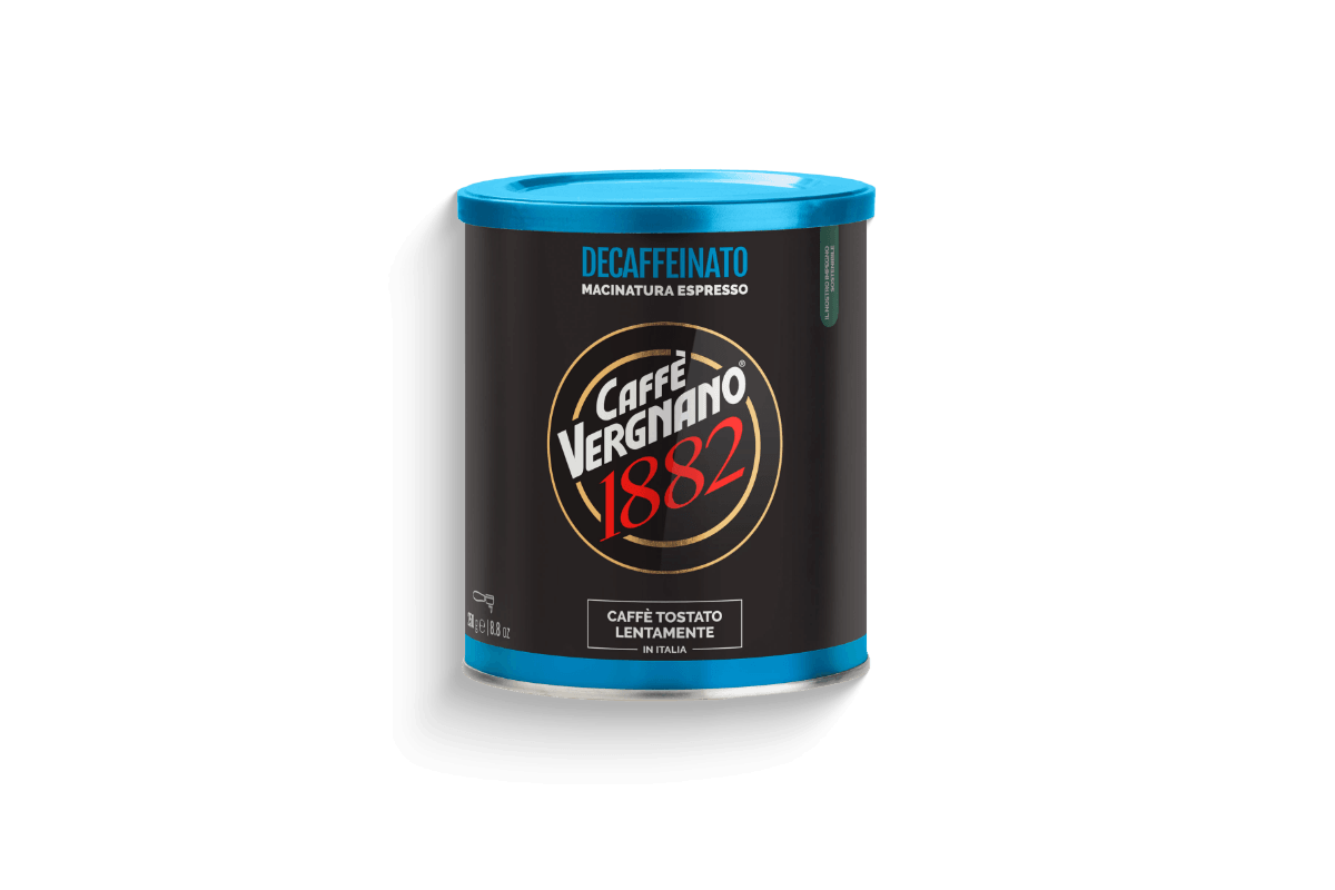Caffè Macinato Moka Decaffeinato Lattina 250g
