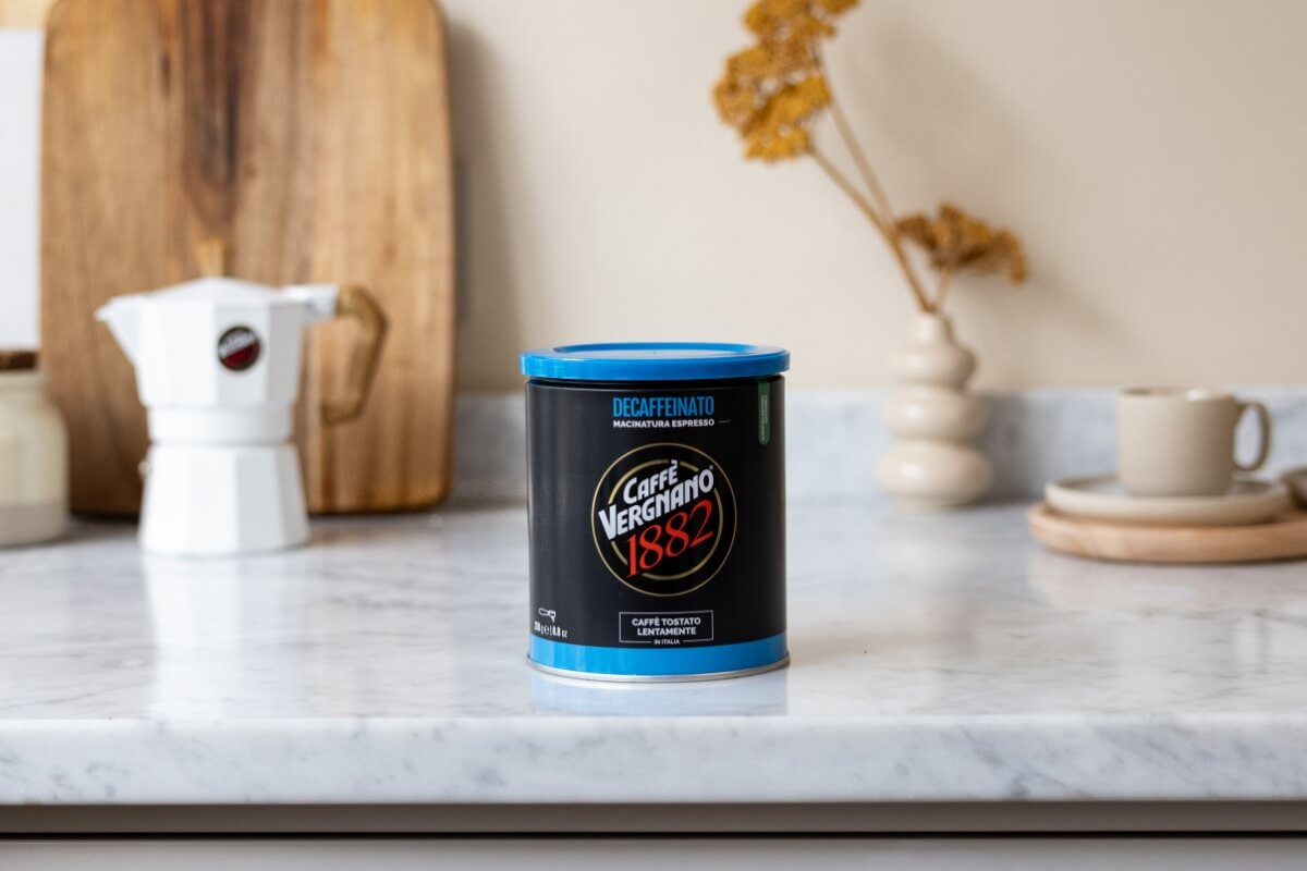 Caffè Macinato Moka Decaffeinato Lattina 250g