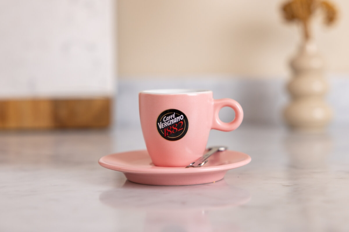 Set 6 Tazzine Caffè Vergnano Rosa