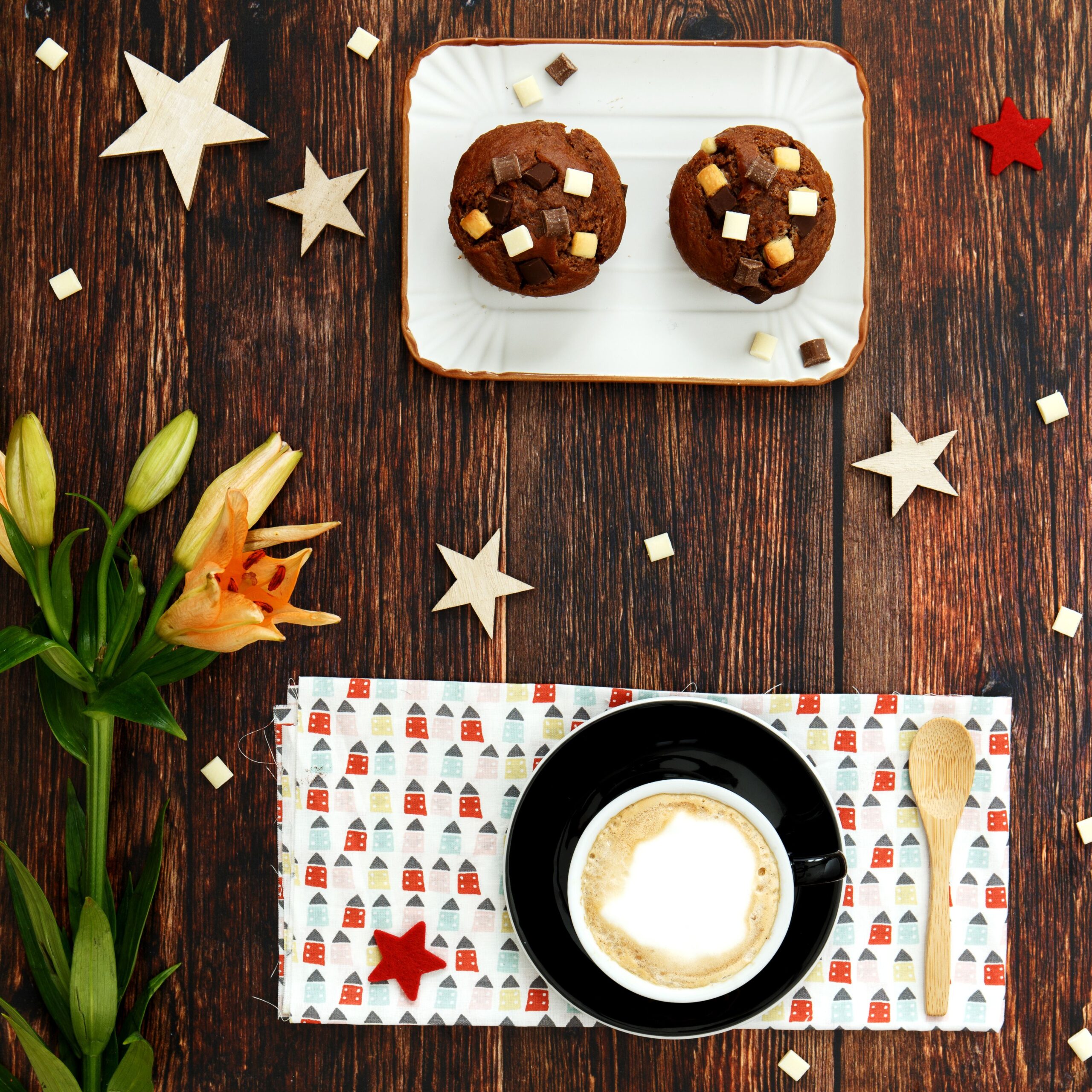 Muffin al triplo cioccolato