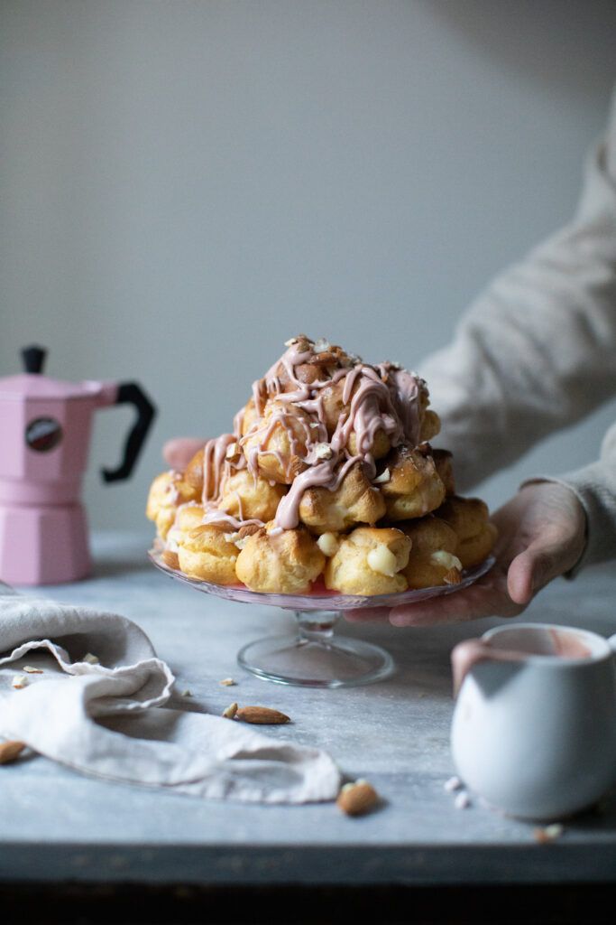 profiterole con cioccolato rubi