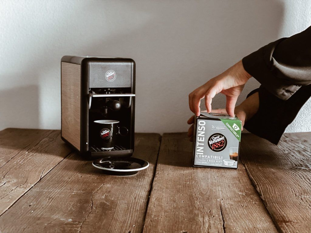 Capsule compostabili compatibili Lavazza® A Modo Mio® Intenso