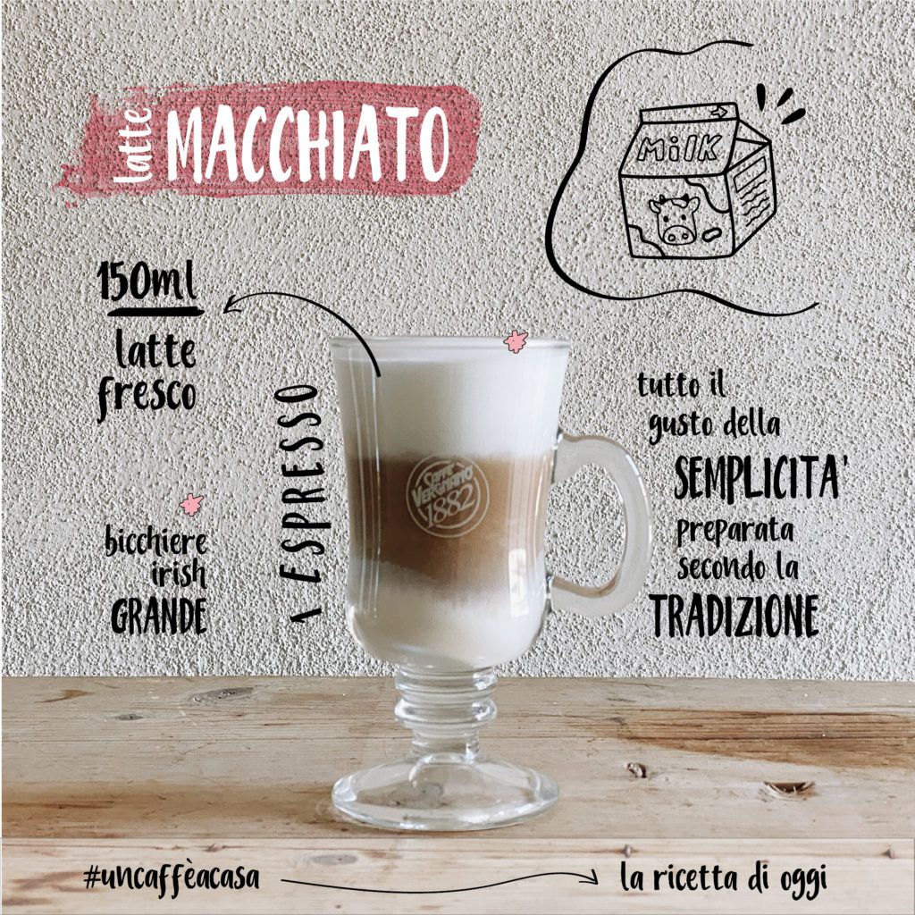 Drink al caffè: la ricetta del latte macchiato