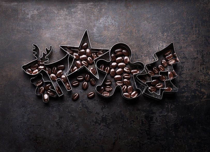 decorazioni natalizie caffè
