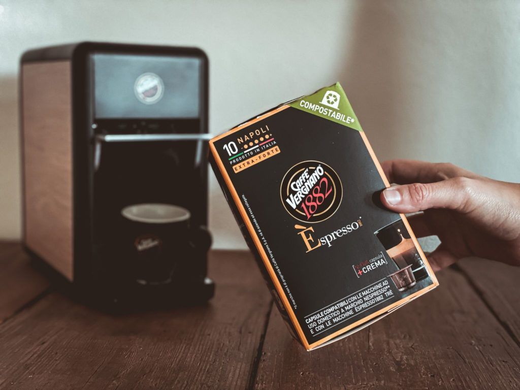 Capsule Espresso Napoli Compostabili Caffè Vergnano